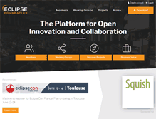 Tablet Screenshot of eclipse.org
