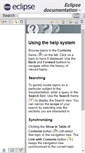 Mobile Screenshot of help.eclipse.org